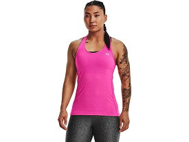 (取寄) アンダーアーマー レディース Ua ヒートギア アーマー レーザー タンク Under Armour women UA HeatGear Armour Racer Tank Rebel Pink/Iridescent