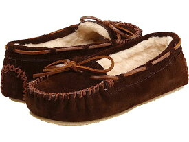 (取寄) ミネトンカ レディース キャリー スリッパ Minnetonka women Minnetonka Cally Slipper Chocolate Suede