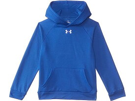 (取寄) アンダーアーマー キッズ ボーイズ ライバル フリース パーカー Under Armour Kids boys Rival Fleece Hoodie (Big Kids) Royal/White