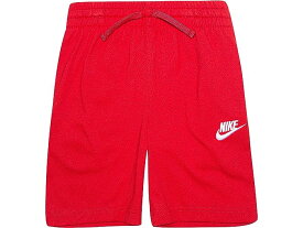 (取寄) ナイキ キッズ ボーイズ クラブ ジャージ ショーツ Nike Kids boys Club Jersey Shorts (Little Kids) University Red