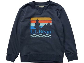 (取寄) エルエルビーン キッズ アスリージャー トップ (リトル キッズ) L.L.Bean kids L.L.Bean Athleisure Top (Little Kids) Carbon Navy