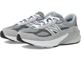 (取寄) ニューバランス キッズ スニーカー ジュニア 子供 靴 990 v6 New Balance Kids boys 990 v6 (Big Kid) Grey/Silver