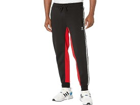 (取寄) アディダス オリジナルス メンズ スーパースター フリース トラック パンツ adidas Originals men adidas Originals Superstar Fleece Track Pants Black/Shadow Red