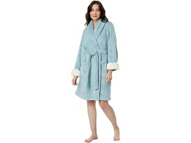 (取寄) エルエルビーン レディース ウィックド プラッシュ ミッド レングス ローブ L.L.Bean women L.L.Bean Wicked Plush Mid Length Robe Dusty Blue