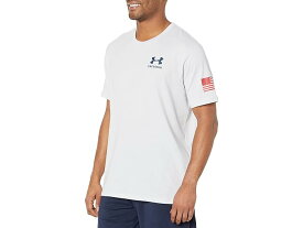 (取寄) アンダーアーマー メンズ ニュー フリーダム フロッグ T-シャツ Under Armour men Under Armour New Freedom Flag T-Shirt Halo Gray/Red/Academy