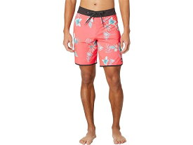 (取寄) クイックシルバー メンズ サーフシルク スカルプ 19 ボードショーツ Quiksilver men Quiksilver Surfsilk Scallop 19" Boardshorts Fiery Coral