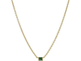 (取寄) メイドウェル レディース デリケート コレクション バースストーン ネックレス Madewell women Madewell Delicate Collection Birthstone Necklace Emerald