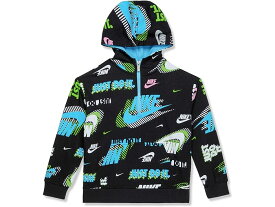 (取寄) ナイキ キッズ ボーイズ アクティブ ジョイ フレンチ テリー プルオーバー パーカー Nike Kids boys Nike Kids Active Joy French Terry Pullover Hoodie (Little Kids/Big Kids) Black