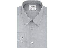 (取寄) カルバンクライン メンズ メンズ ドレス シャツ スリム フィット ノン アイロン ソリッド Calvin Klein men Calvin Klein Men's Dress Shirts Slim Fit Non Iron Solid Cement