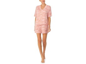 (取寄) サンクチュアリ レディース ショート スリーブ ボクシー V-ネック ボクサー Pj セット Sanctuary women Sanctuary Short Sleeve Boxy V-Neck Boxer PJ Set Pink Camo