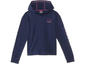 (取寄) ヴィンヤードヴァインズ キッズ ガールズ グラフィック パーカー ロング スリーブ T Vineyard Vines Kids girls Vineyard Vines Kids Graphic Hoodie Long Sleeve T (Toddler/Little Kids/Big Kids) Nautical Navy