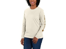 (取寄) カーハート レディース ルーズ フィット ロング スリーブ グラフィック T-シャツ Carhartt women Carhartt Loose Fit Long Sleeve Graphic T-Shirt Malt/Carhartt Brown