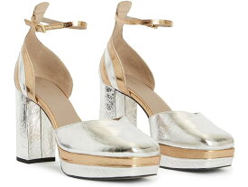 (取寄) オールセインツ レディース ティファニー メット プラットフォーム ヒール AllSaints women AllSaints Tiffany Met Platform Heel Silver/Gold