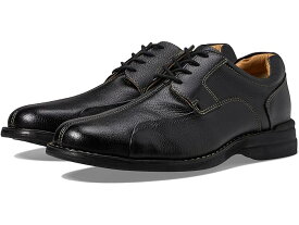 (取寄) ジョンストン&マーフィー メンズ シュラー カジュアル ドレス バイク トゥ オックスフォード Johnston & Murphy men Johnston & Murphy Shuler Causal Dress Bike Toe Oxford Black Tumbled Grain