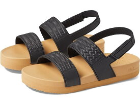 (取寄) リーフ キッズ ガールズ ウォーター ビスタ サンダル (リトル キッド/ビッグ キッド) Reef Kids girls Reef Kids Reef Kids Water Vista Sandal (Little Kid/Big Kid) Black/Tan