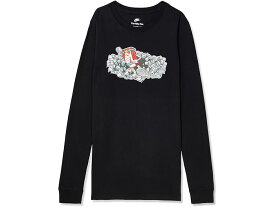 (取寄) ナイキ キッズ キッズ NSW 長袖 Tシャツ ロンT ボクシー Nike Kids NSW Long Sleeve Tee Boxy (Little Kids/Big Kids) Black