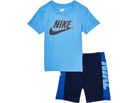 (取寄) ナイキ キッズ ボーイズ スポーツウェア アンプリファイ T-シャツ アンド ショーツ セット (トドラー/リトル キッズ) Nike Kids boys Nike Kids Sportswear Amplify T-Shirt and Shorts Set (Toddler/Little Kids) Midnight Navy