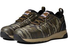 (取寄) カーハート メンズ フォース 3 エー ナノ トゥ カモ ワーク スニーカー Carhartt men Carhartt Force 3" EH Nano Toe Camo Work Sneaker Black/Camo Textile