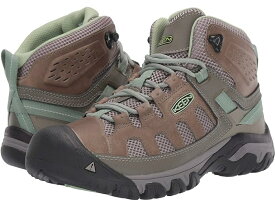 (取寄) キーン レディース ターギー ベント ミッド KEEN women KEEN Targhee Vent Mid Fumo/Quiet Green