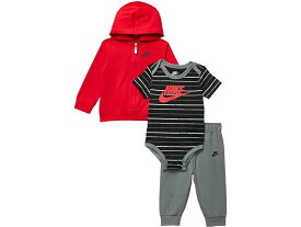 (取寄) ナイキ キッズ ボーイズ ジャスト ドゥ イット ストライプ スリーピース パンツ セット (インファント) Nike Kids boys Nike Kids Just Do It Stripe Three-Piece Pants Set (Infant) Cool Gray