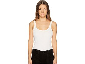 (取寄) ヴィンス レディース スクープ ネック タンク トップ Vince women Vince Scoop Neck Tank Top White