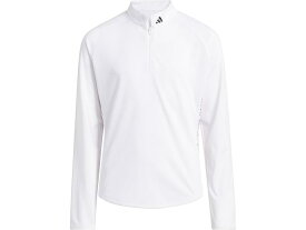 (取寄) アディダス ゴルフウェア キッズ ガールズ ロング スリーブ モック ネック ポロシャツ adidas Golf Kids girls adidas Golf Kids Long Sleeve Mock Neck Polo Shirt (Little Kids/Big Kids) White