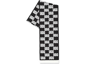 (取寄) アグ レディース チェック ロゴ スカーフ UGG women UGG Checked UGG Logo Scarf Black Multi