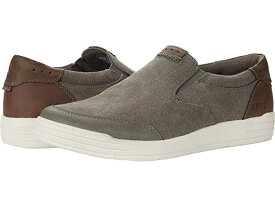 (取寄) ナン ブッシュ メンズ シティ ウォーク キャンバス モック トゥ スリップ-オン Nunn Bush men Nunn Bush City Walk Canvas Moc Toe Slip-On Cement