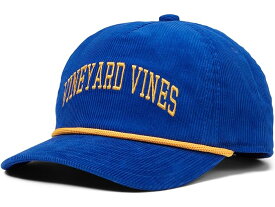 (取寄) ヴィンヤードヴァインズ キッズ ボーイズ コレジエイト コード 5 パネル ハット (ビッグ キッド) Vineyard Vines Kids boys Vineyard Vines Kids Collegiate Cord 5 Panel Hat (Big Kid) Maritime Blue