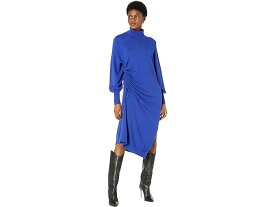 (取寄) テッドベーカー レディース ニット ドレス W/ ルースド サイド ディテール Ted Baker women Ted Baker Aavvaa Knitted Dress w/ Rouched Side Detail Bright Blue