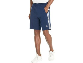 (取寄) アディダス オリジナルス メンズ 3ストライプ スウェットショーツ adidas Originals men adidas Originals 3-Stripes Sweatshorts Night Indigo