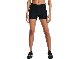 (取寄) アンダーアーマー レディース ヒートギア 3 ショーツ Under Armour women Under Armour HeatGear 3" Shorts Black/White