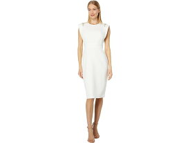 (取寄) ヴィンスカムート レディース ビーデッド キャップ スリーブ シィース ドレス Vince Camuto women Vince Camuto Beaded Cap Sleeve Sheath Dress Ivory