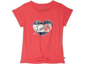 (取寄) トミーヒルフィガー キッズ ガールズ タイダイ ハート T-シャツ (ビッグ キッズ) Tommy Hilfiger Kids girls Tommy Hilfiger Kids Tie-Dye Heart T-Shirt (Big Kids) Teaberry