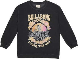 (取寄) ビラボン キッズ ガールズ メイキング ウェーブ スウェットシャツ (リトル キッズ/ビッグ キッズ) Billabong Kids girls Billabong Kids Making Waves Sweatshirt (Little Kids/Big Kids) Off-Black 1