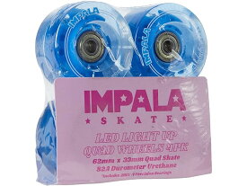 (取寄) インパラ ローラースケート キッズ インパラ ライト アップ ホイール 4-パック Impala Rollerskates kids Impala Rollerskates Impala Light Up Wheel 4-Pack Blue