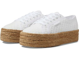 (取寄) スペルガ レディース 2790 ロープ マクラメ ロンバス Superga women Superga 2790 Rope Macrame Rhombus White