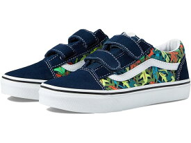 (取寄) バンズ キッズ ボーイズ オールド スクール V (ビッグ キッド) Vans Kids boys Vans Kids Old Skool V (Big Kid) Glow Sharks Dress Blues/Multi