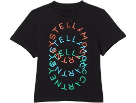 (取寄) ステラマッカートニー キッズ ボーイズ Tシャツ ウィズ ステラ ロゴ サークル Stella McCartney Kids boys Stella McCartney Kids Tee with Stella Logo Circle (Toddler/Little Kids/Big Kids) Black