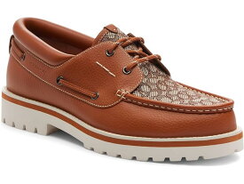 (取寄) コーチ メンズ ベンソン ミクロ シグニチャー ボート シューズ COACH men COACH Benson Micro Signature Boat Shoe Burnished Amber