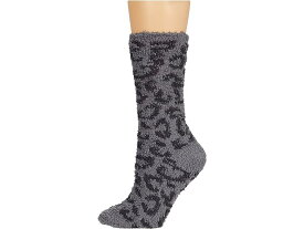 (取寄) ベアフットドリームス レディース コージーシック ベアフット イン ザ ワイルド ソック Barefoot Dreams women Barefoot Dreams Cozychic Barefoot In The Wild Sock Grpahite/Carbon