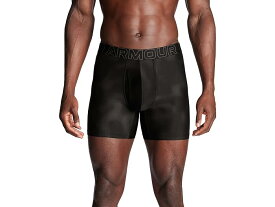 (取寄) アンダーアーマー メンズ パフォーマンス テック プリント 6 ボクサー ブリーフ Under Armour men Under Armour Performance Tech Print 6" Boxer Briefs Black