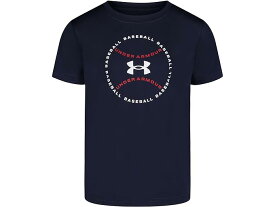 (取寄) アンダーアーマー キッズ ボーイズ オール ベースボール ショート スリーブ シャツ (リトル キッド/ビッグ キッド) Under Armour Kids boys Under Armour Kids All Baseball Short Sleeve Shirt (Little Kid/Big Kid) Midnight Navy