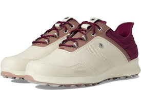 (取寄) フットジョイ レディース ストラトス スパイクレス ラグジュアリー カジュアル FootJoy women FootJoy Stratos Spikeless Luxury Casual Vanilla/Merlot