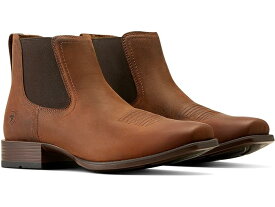 (取寄) アリアット メンズ ブッカー ウルトラ スクエア トゥ ウェスタン ブーツ Ariat men Ariat Booker Ultra Square Toe Western Boots Rough Tan