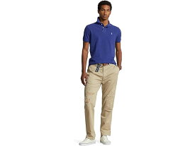 (取寄) ラルフローレン メンズ カスタム スリム フィット メッシュ ポロ シャツ Polo Ralph Lauren men Polo Ralph Lauren Custom Slim Fit Mesh Polo Shirt Blue 1