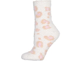 (取寄) カレン ノイバーガー レディース レオパード ソックス ウィズ グリッパー Karen Neuburger women Karen Neuburger Leopard Socks with Gripper Tan