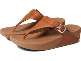 (取寄) フィットフロップ レディース ルル アジャスタブル レザー トゥ ポスト サンダル FitFlop women FitFlop Lulu Adjustable Leather Toe Post Sandals Light Tan