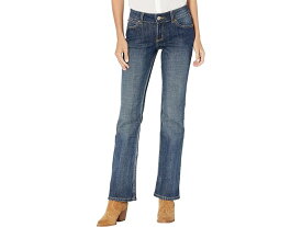 (取寄) ラングラー レディース エッセンシャル ミッドライズ ブーツカット ジーンズ Wrangler women Wrangler Essential Mid-Rise Bootcut Jeans Medium Blue