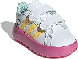 (取寄) アディダス キッズ ガールズ グランド コート X ミニー マウス (トドラー) adidas Kids girls adidas Kids Grand Court x Minnie Mouse (Toddler) White/Spark/Pulse Magenta